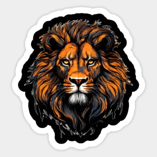 Lion Portrait Sticker